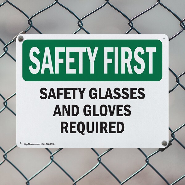 Signmission 7 in Height, 10 in Width, Aluminum, Rectangle - OS-2PACK-SF-A-710-L-10903
