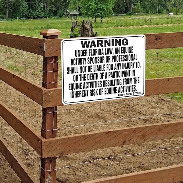 Signmission 14 in Height, 10 in Width, Plastic, 10" x 14", WS-Virginia Equine - WS-VIRGINIA EQUINE