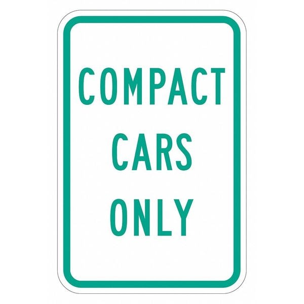 Lyle Compact Car Parking Sign, 18" x 12, T1-5296-EG_12x18 - T1-5296-EG_12X18