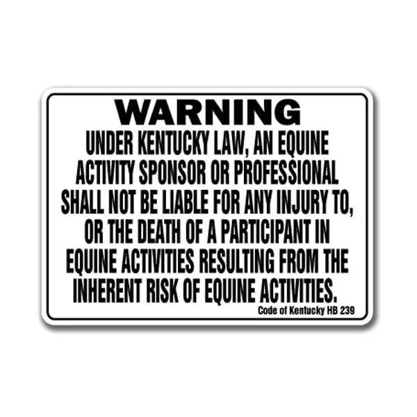 Signmission 14 in Height, Vinyl, 14" x 10", WS-D-1014-Kentucky - WS-D-1014-KENTUCKY