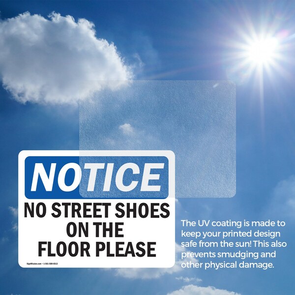 Signmission 7 in Height, 10 in Width, Vinyl Decal, Rectangle - OS-2PACK-NS-D-710-L-14872