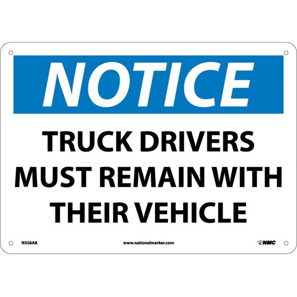 Nmc Truck Drivers Must Remain. Sign, N356AB - N356AB