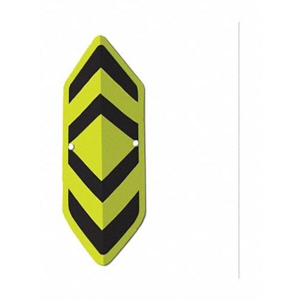 Lyle Safety Sign, 6 in H, 4 in W, Aluminum, V-Shape Projection, English, T1-6284-EG_4X6 - T1-6284-EG_4X6