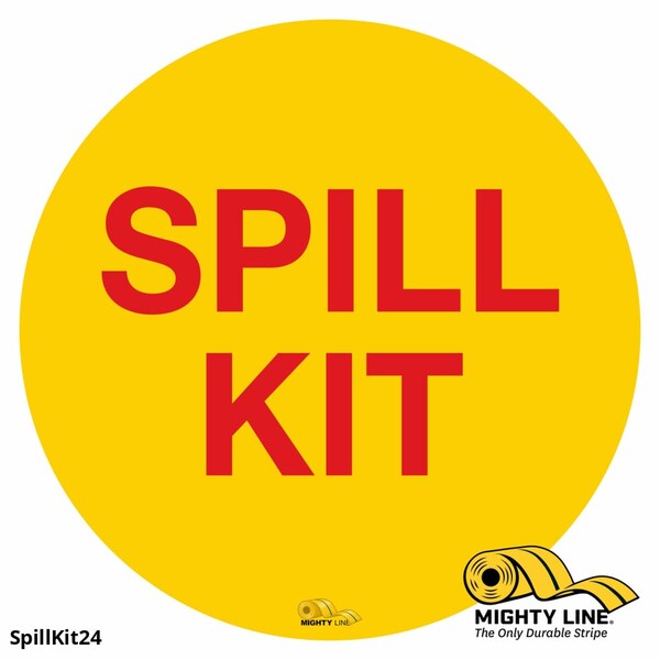 Mighty Line Spill Kit, Floor Sign, Industrial Streng, SPILLKIT24 - SPILLKIT24