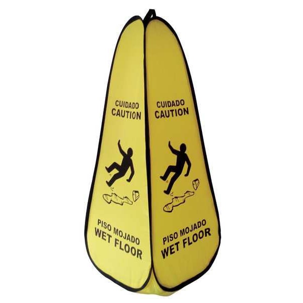 Hd Sales Soft Safety Sign, 36 in Height, 15 in Width, Nylon, Square, English, Spanish - GN-NSM36