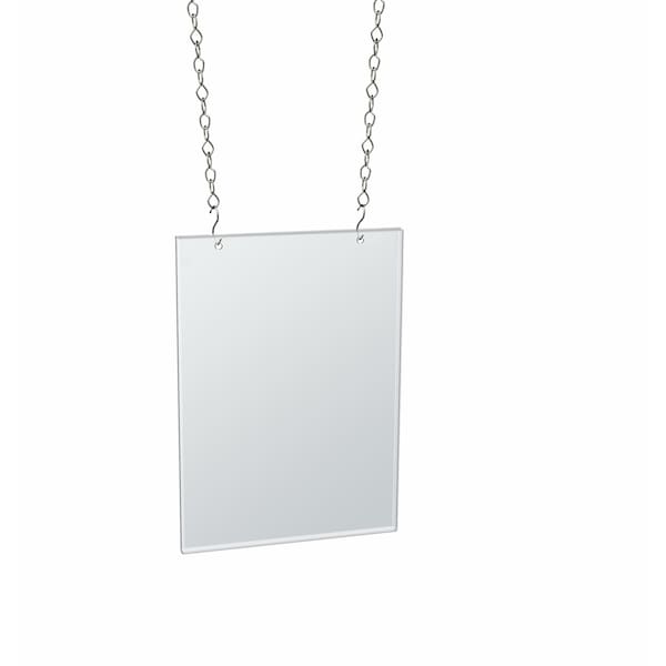 Azar Displays 8.5"W x 11"H Hanging Poster Frame, PK4 - 172715