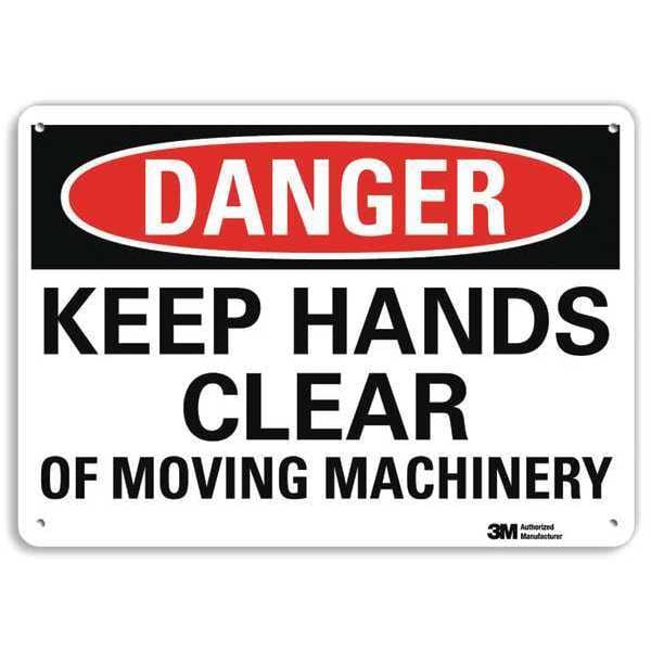 Lyle Danger Sign, 4 Hole Mount, 10in W x 7in H, U3-1709-RA_10X7 - U3-1709-RA_10X7