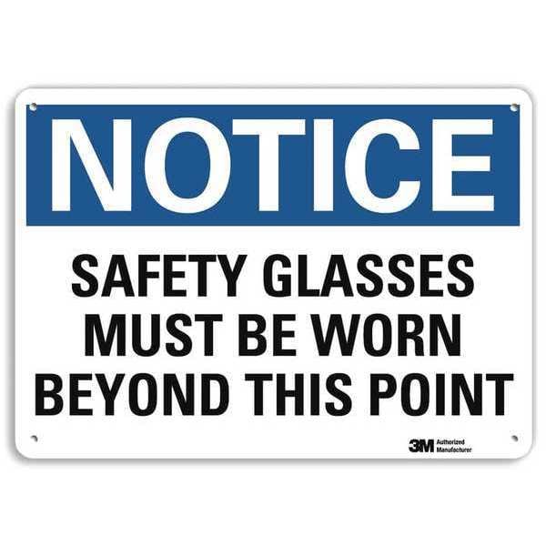 Lyle Plastic Notice Sign, 4 Holes, 10"x7", U5-1499-NP_10X7 - U5-1499-NP_10X7