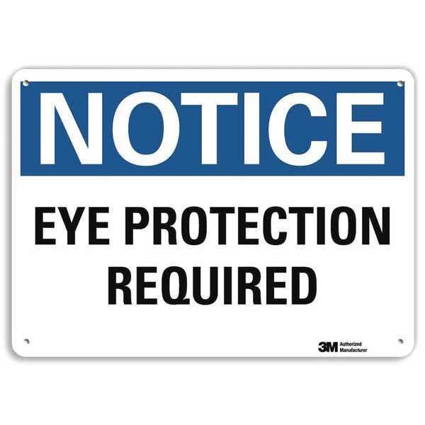 Lyle Notice Sign, 14" Wx10" H, 0.04" Thickness, U5-1211-NA_14x10 - U5-1211-NA_14X10