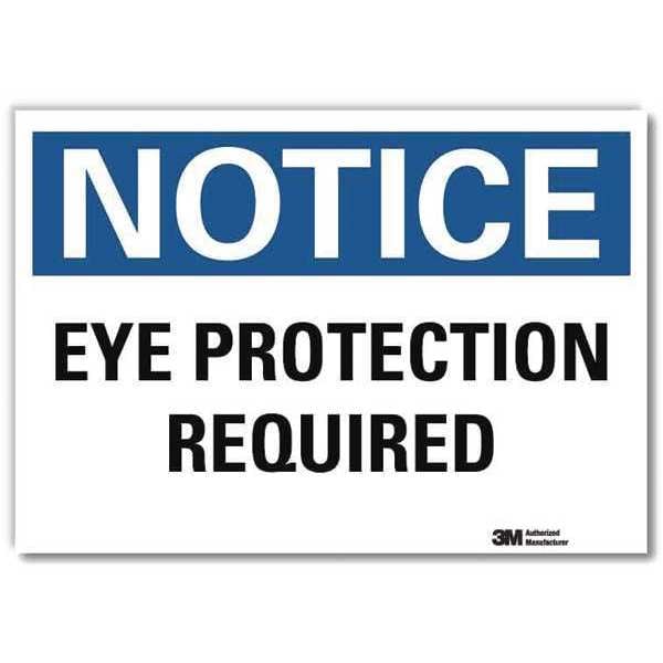 Lyle NoticeSign, ReflectSelfAdhVinyl, 7inWx5inH, U5-1211-RD_7X5 - U5-1211-RD_7X5