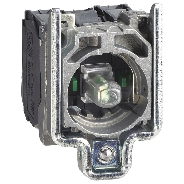 Ensamble de contacto y bloque de luz Schneider Electric, 22 mm, verde - ZB4BW0J33.