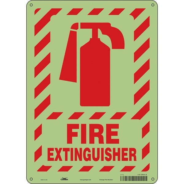 Condor Safety Sign, 10" W, 14" H, 0.070" Thickness - 469W96