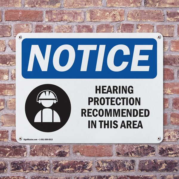 Signmission 10 in Height, 14 in Width, Aluminum, Rectangle - OS-2PACK-NS-A-1014-L-13374