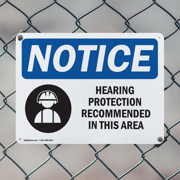 Signmission 10 in Height, 14 in Width, Aluminum, Rectangle - OS-2PACK-NS-A-1014-L-13374