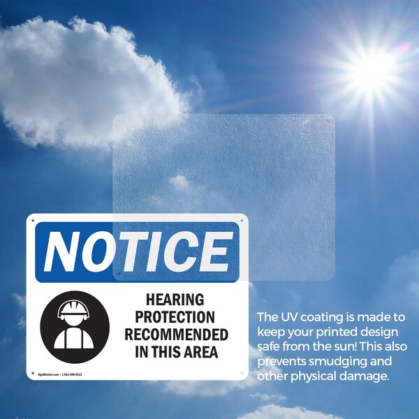 Signmission 10 in Height, 14 in Width, Aluminum, Rectangle - OS-2PACK-NS-A-1014-L-13374