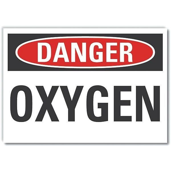 Lyle Danger Sign, 3 1/2 in H, 5 in W, Horizontal Rectangle, English, LCU4-0302-RD_5X3.5 - LCU4-0302-RD_5X3.5