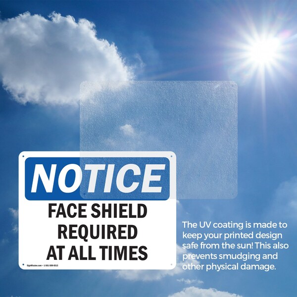 Signmission 18 in Height, 24 in Width, Aluminum, Rectangle - OS-2PACK-NS-A-1824-L-12384