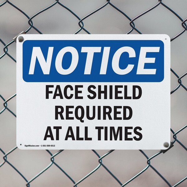 Signmission 18 in Height, 24 in Width, Aluminum, Rectangle - OS-2PACK-NS-A-1824-L-12384