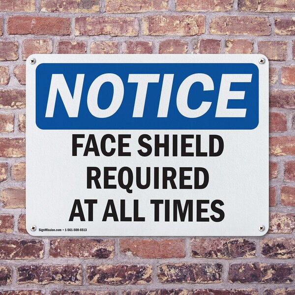 Signmission 18 in Height, 24 in Width, Aluminum, Rectangle - OS-2PACK-NS-A-1824-L-12384