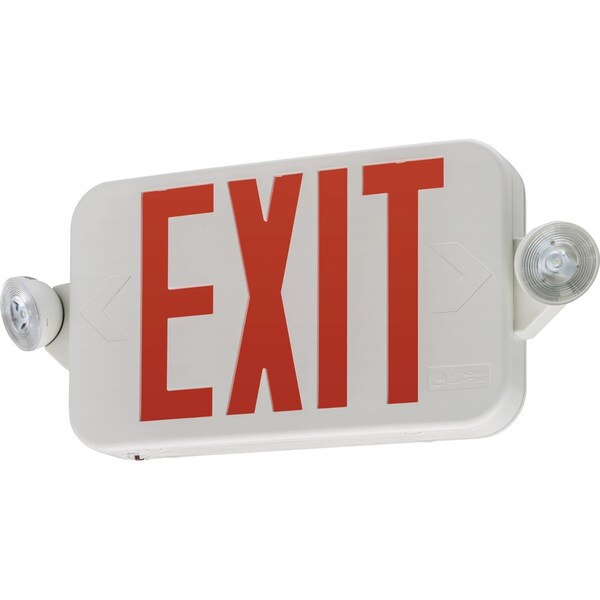 Lithonia Lighting Lithonia Lighting Switch Hardwired LED White Exit Sign and Emergency Light - 269XVW