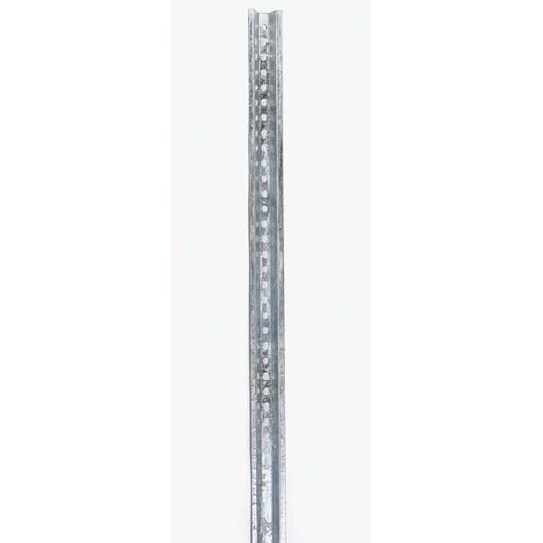 Tapco Sign Post, U-Channel, , Steel Galvanized, Hot Dipped, 7 ft. L, 7/8" D - 054-00017