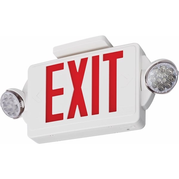 Lithonia Lighting Exit with Emergency Lights LED Indoor Illuminated Sign - 186HU9