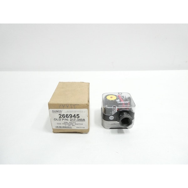 Interruptor de presión de GAS 1/2IN 1-20IN-H2O 120V-AC - GML-A4-4-4 266945
