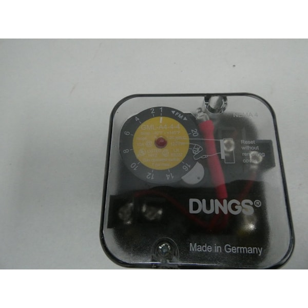 Interruptor de presión de GAS 1/2IN 1-20IN-H2O 120V-AC - GML-A4-4-4 266945