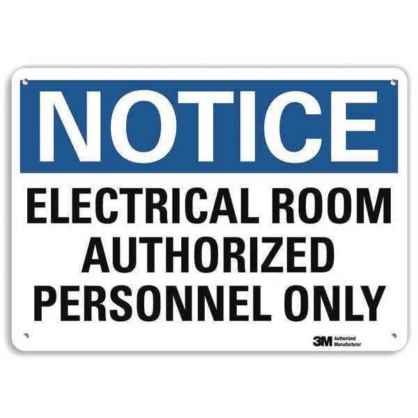 Lyle Notice Sign, 10" Wx7" H, 0.04" Thickness, U5-1169-NA_10x7 - U5-1169-NA_10X7