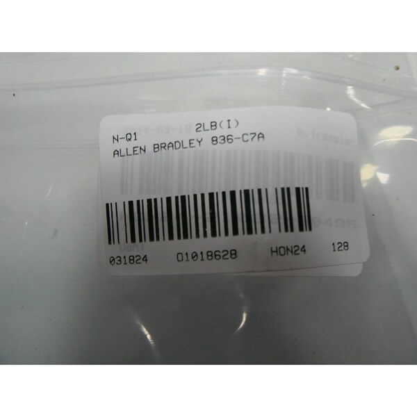 Interruptor de presión Allen Bradley 4-150PSI 24-600V-AC 125-250V-DC - 836-C7A