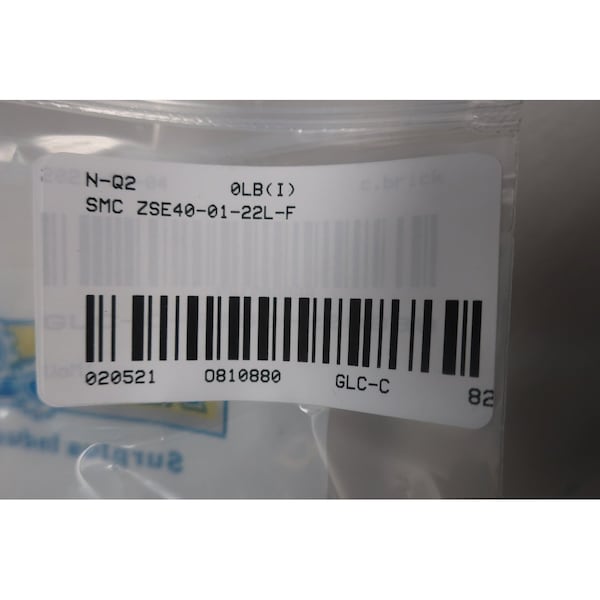 Interruptor de presión SMC ZSE40-01-22L-F 10-101.3Kpa 12-24V-CC - ZSE40-01-22L-F
