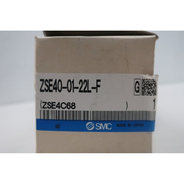 Interruptor de presión SMC ZSE40-01-22L-F 10-101.3Kpa 12-24V-CC - ZSE40-01-22L-F