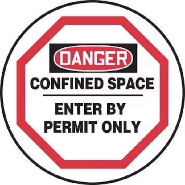 Accuform OSHA DANGER MANHOLE COVER SIGN CMH707 - CMH707