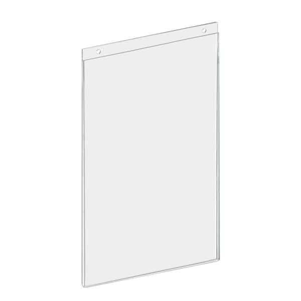 Azar Displays 8.5"W x 14"H Wall U-Frame w/ Holes, PK10 - 162707