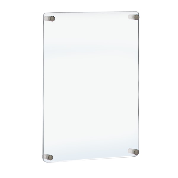 Azar Displays Standoff Sign Holder Frame Display, Graphic Size: 22" X 28" - 105531