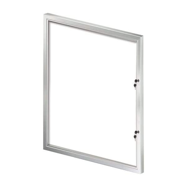 Azar Displays Enclosed Message Board, 33" W, 42.32" H, Aluminum - 300219