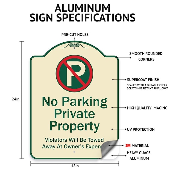 Signmission Traffic Entrance Delivery Entrance Heavy-Gauge Aluminum Architectural Sign, 24" x 18", TG-1824-22793 - A-DES-TG-1824-22793
