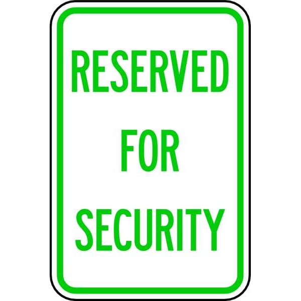 Lyle Security Parking Sign, 18" x 12, RP-054-12HA - RP-054-12HA