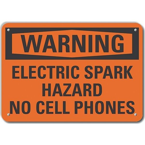 Lyle Danger Sign, 10 in Height, 14 in Width, Plastic, Horizontal Rectangle, English - LCU6-0122-NP_14X10