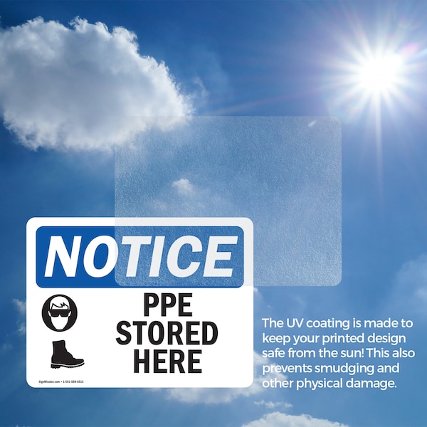Signmission 7 in Height, 10 in Width, Vinyl Decal, Rectangle - OS-2PACK-NS-D-710-L-17776