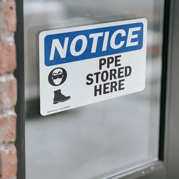 Signmission 7 in Height, 10 in Width, Vinyl Decal, Rectangle - OS-2PACK-NS-D-710-L-17776