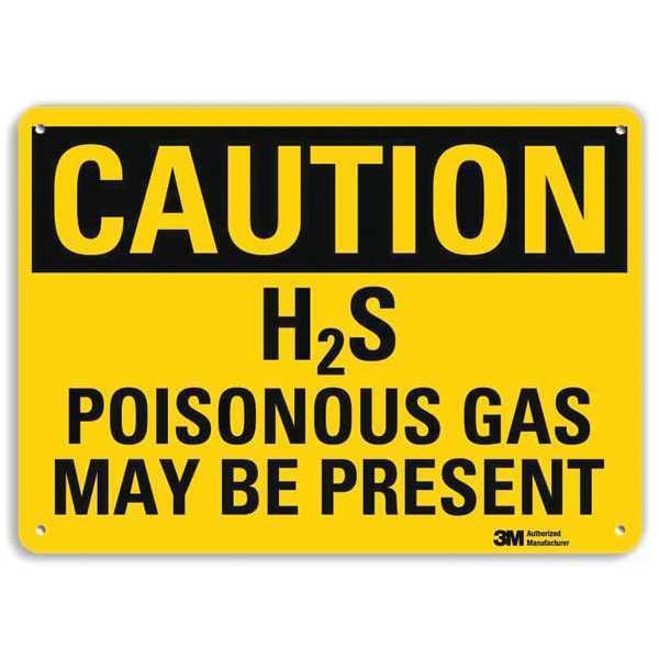 Lyle Safety Sign, 7 in Height, 10 in Width, Aluminum, Vertical Rectangle, English, U4-1351-RA_10X7 - U4-1351-RA_10X7