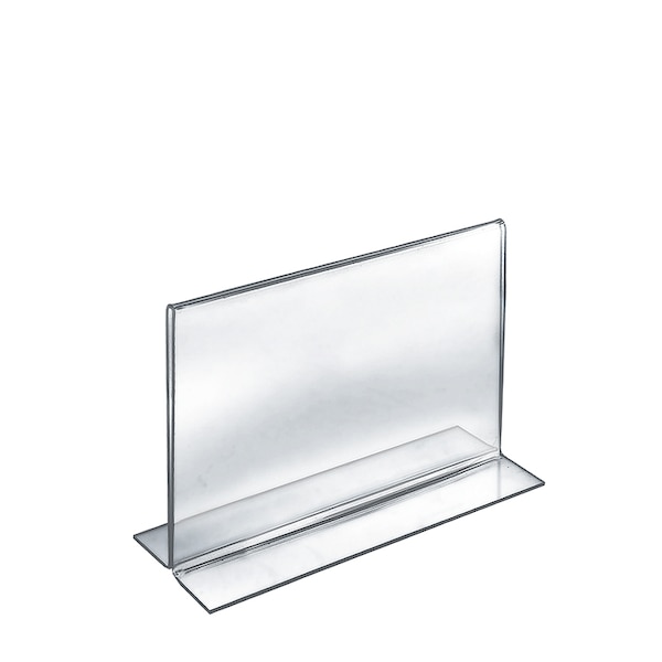 Azar Displays 11"W x 8.5"H Double-Foot Two Sided Sign Holder, PK10 - 152715