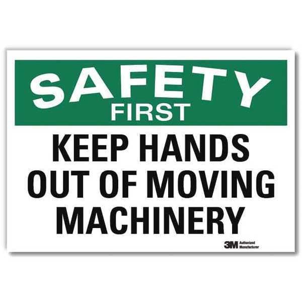 Lyle Safety Decal, 5 in H, 7 in W, Reflective Sheeting, English, U7-1214-RD_7X5 - U7-1214-RD_7X5