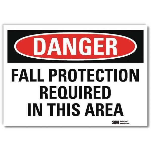 Lyle Danger Sign, Slf-Adhesv Mount, 14inWx10inH, U3-1462-RD_14X10 - U3-1462-RD_14X10