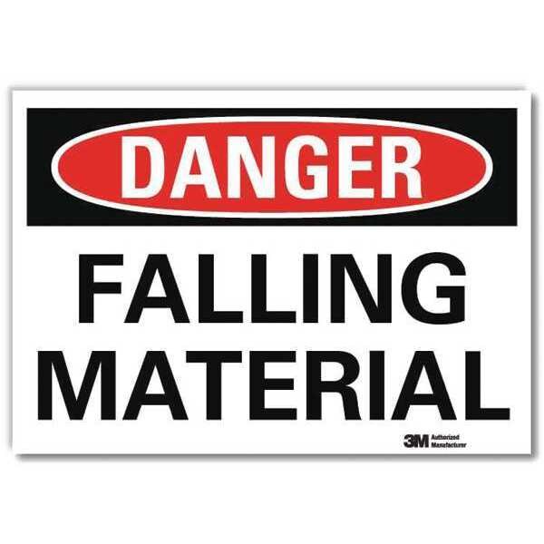 Lyle Danger Sign, 7 in H, 10 in W, Reflective Sheeting, Vertical Rectangle, English, U3-1465-RD_10X7 - U3-1465-RD_10X7