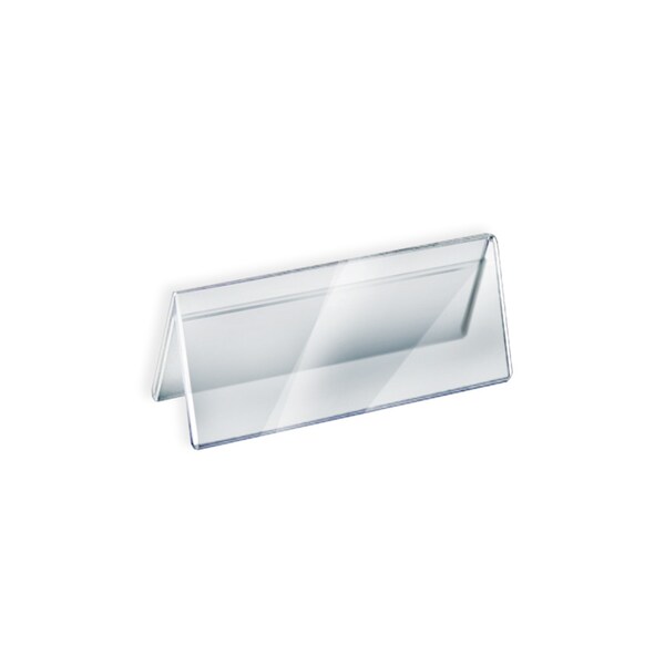 Azar Displays 8.5"W x 3"H Two-Sided Nameplate, PK10 - 192805