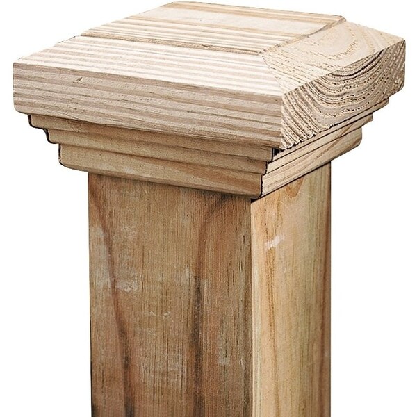 Upf UPF 106086 Post Cap, 3-1/2 x 3-1/2 in Post/Joist, 4 in L, 4 in W - 106086