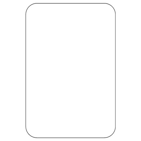 Sign Solutions Usa Diamond Grade Cubed Reflective DG3 .063 6 in. X 12 in. Sheeted Blank WHITE - US06DWT0612BLANK