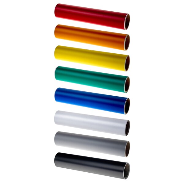 Triton Products 12" x 60" x 4 mil. Black Vinyl Self-Adhesive Tape Roll for Pegboard - TSV1260-BLK